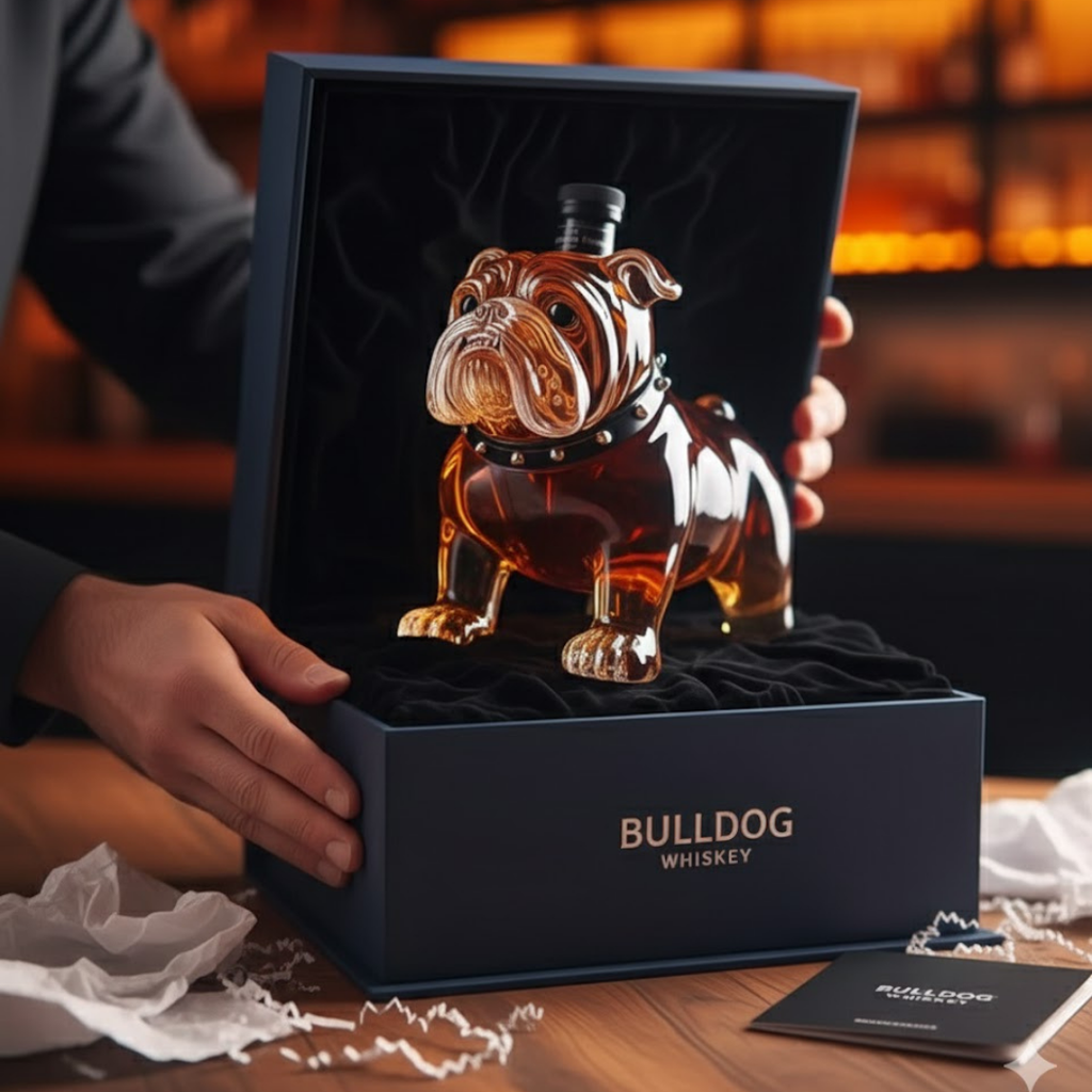 Garrafa de whisky - Edición Bulldog