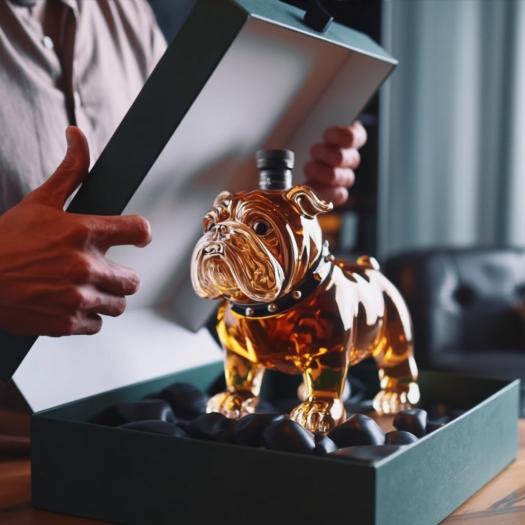 Garrafa de whisky - Edición Bulldog