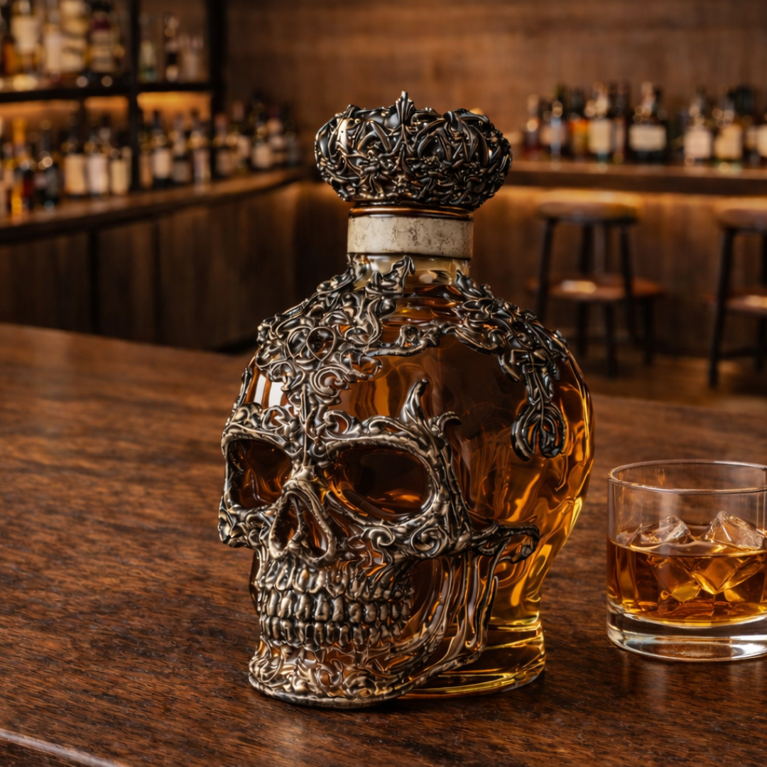 Garrafa de whisky - Edición Craneo