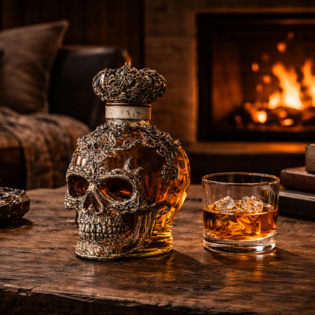 Garrafa de whisky - Edición Craneo
