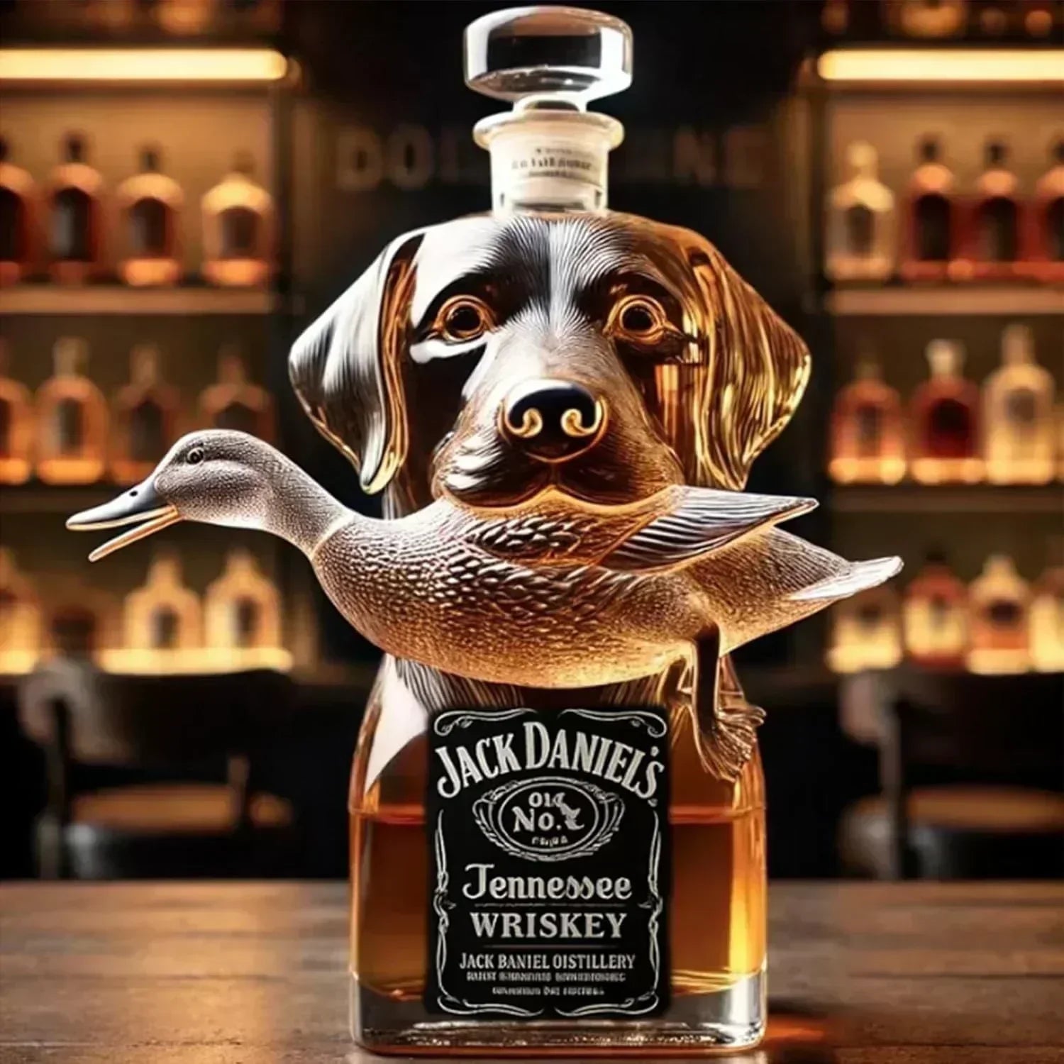 Garrafa de whisky - Edición Pato salvaje