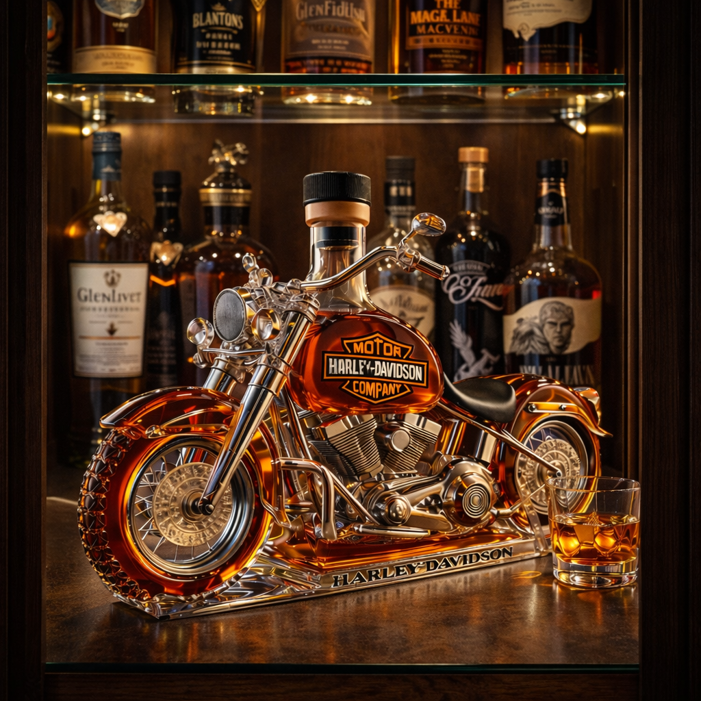 Garrafa de whisky - Edición Harley-Davidson