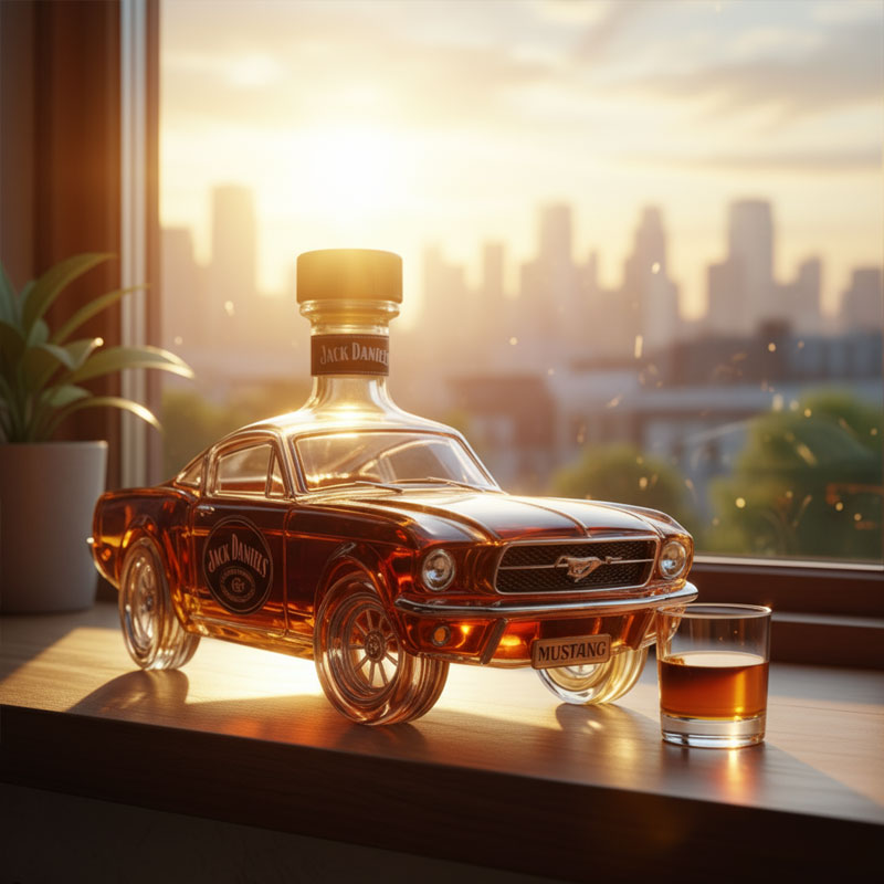 Garrafa de whisky - Edición Mustang