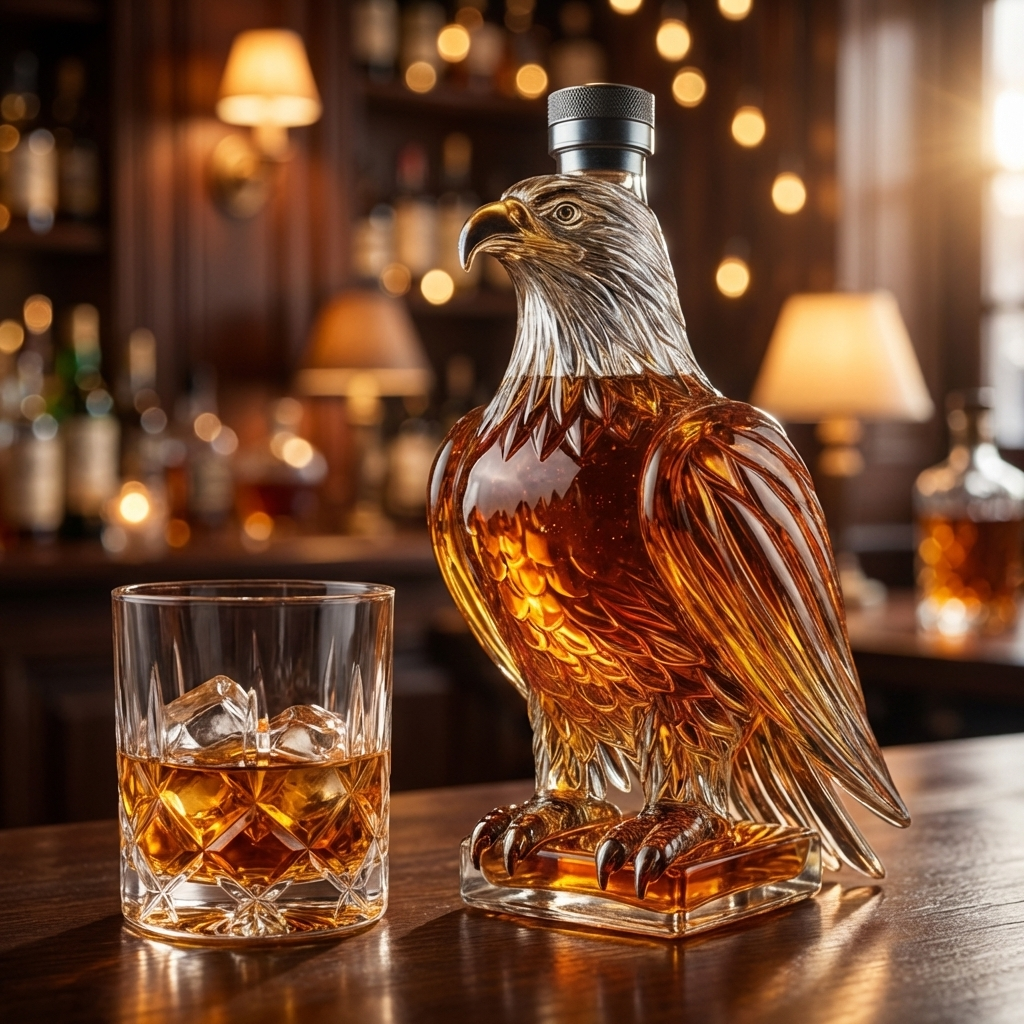 Garrafa de whisky - Edición Águila