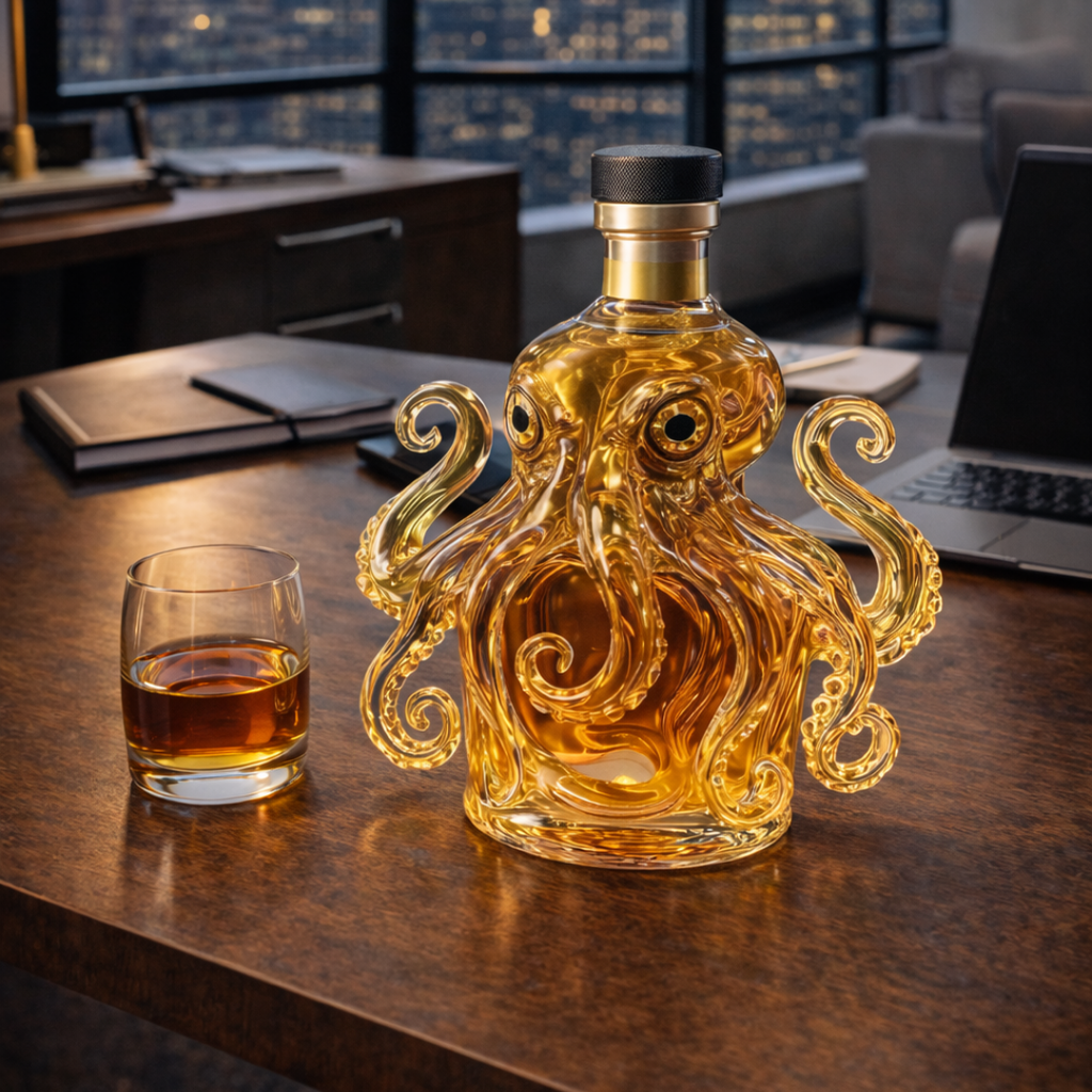 Garrafa de whisky - Edición Pulpo