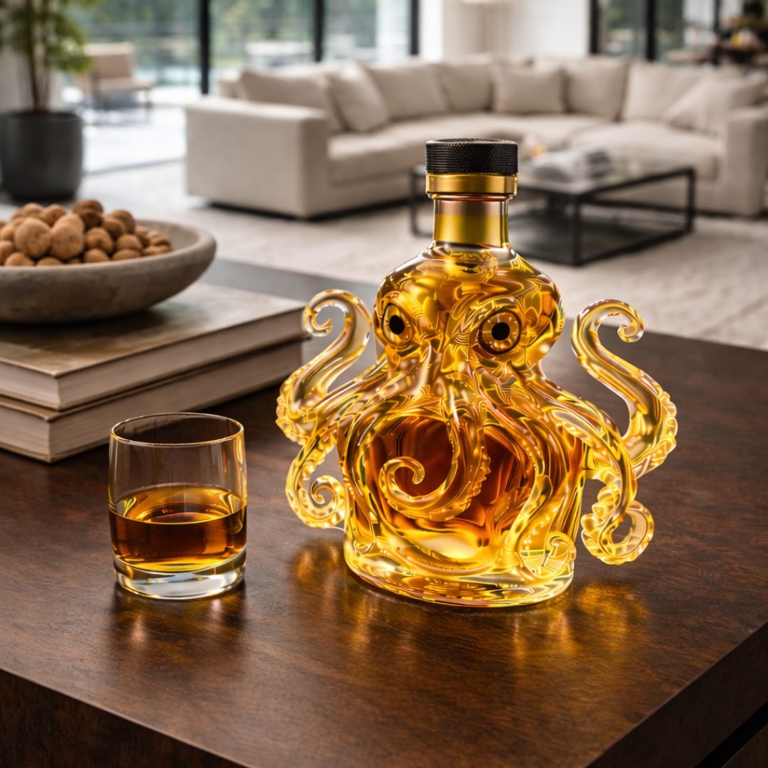Garrafa de whisky - Edición Pulpo