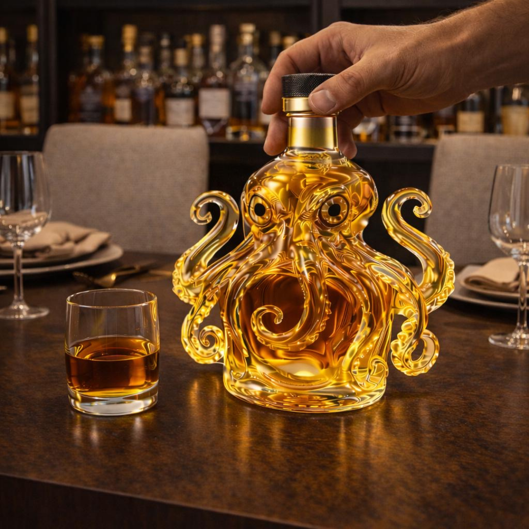 Garrafa de whisky - Edición Pulpo
