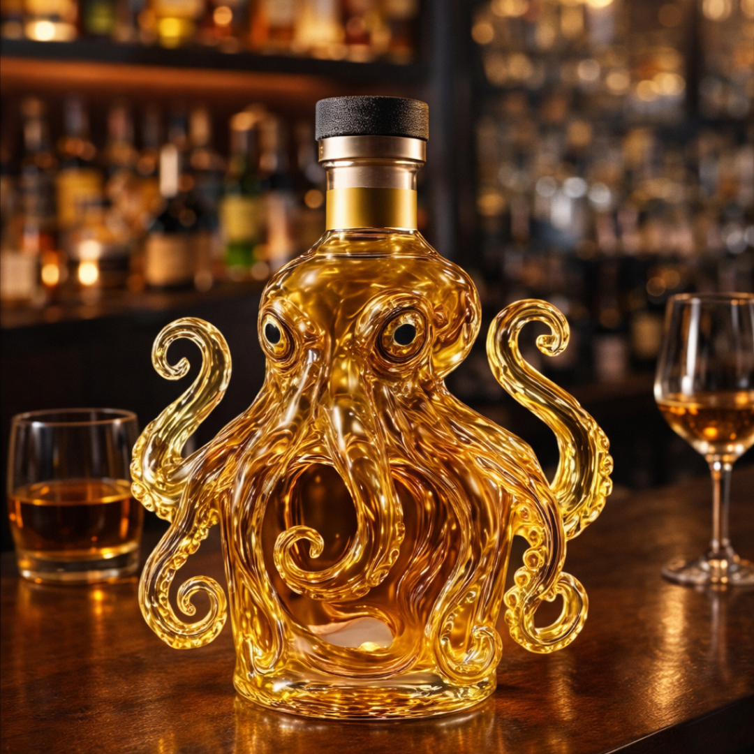Garrafa de whisky - Edición Pulpo