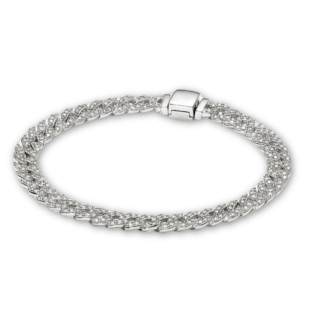 Pave Cuban | Pulsera | Dorado