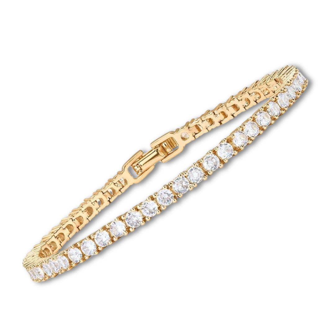 Tennis | Pulsera | Dorado