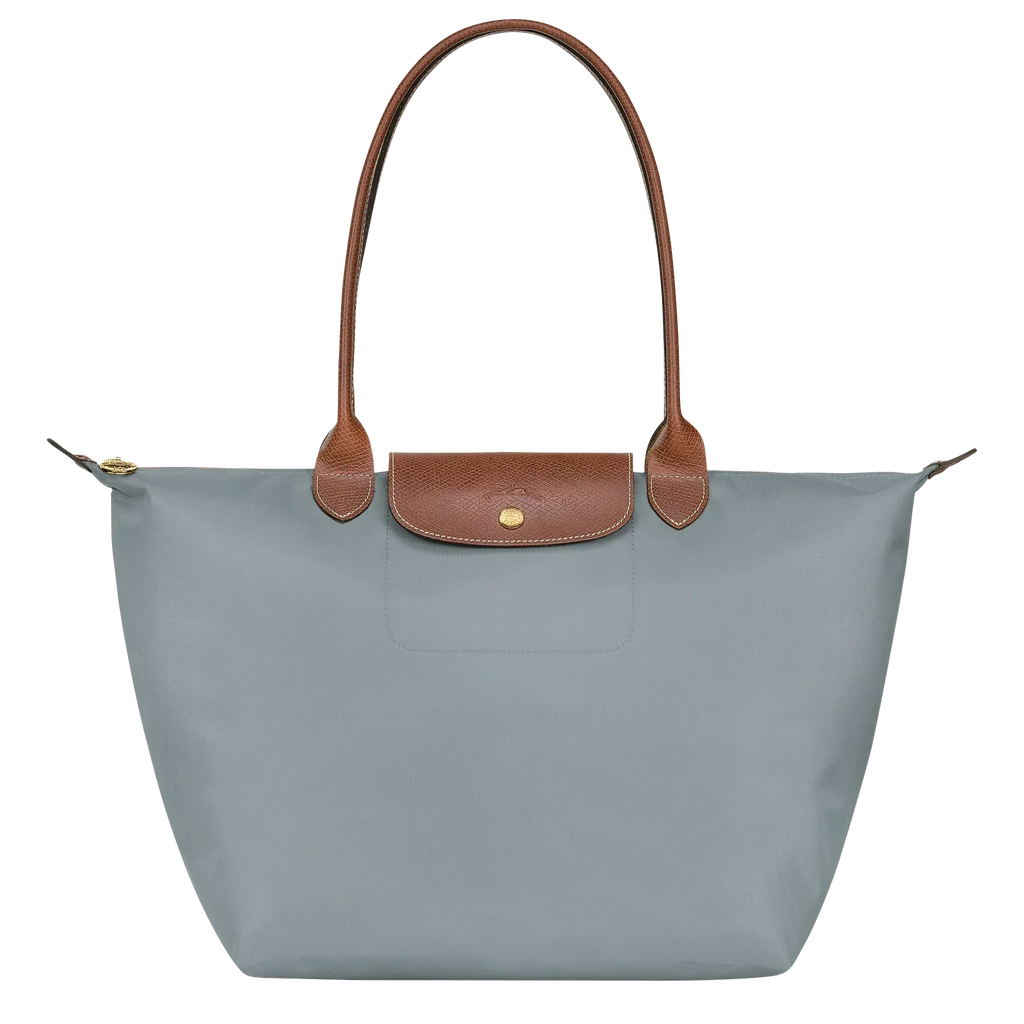 Longchamp - Bolsa Tote Le Pliage Grande, Acero