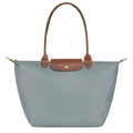 Longchamp - Bolsa Tote Le Pliage Grande, Acero