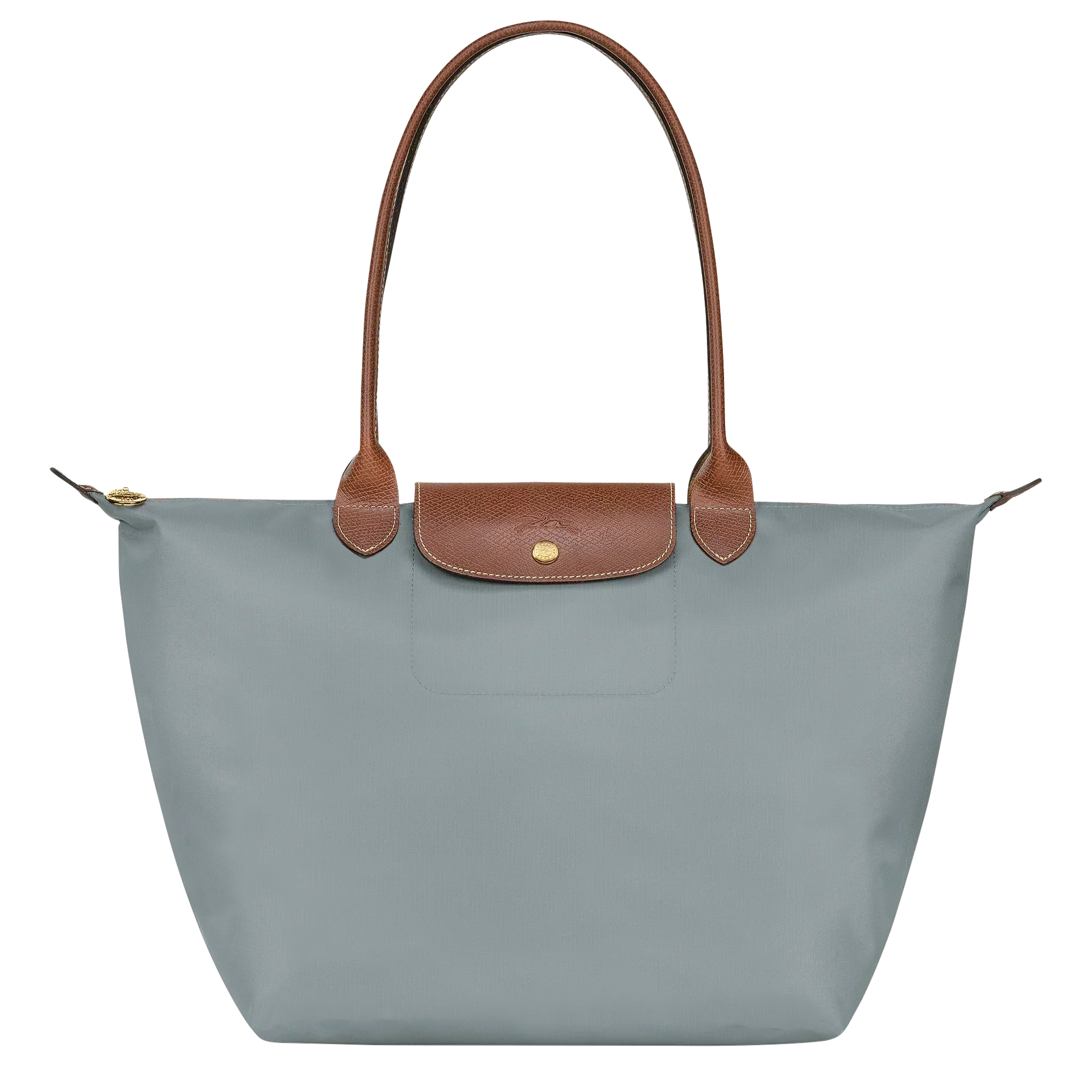 Longchamp - Bolsa Tote Le Pliage Grande, Acero