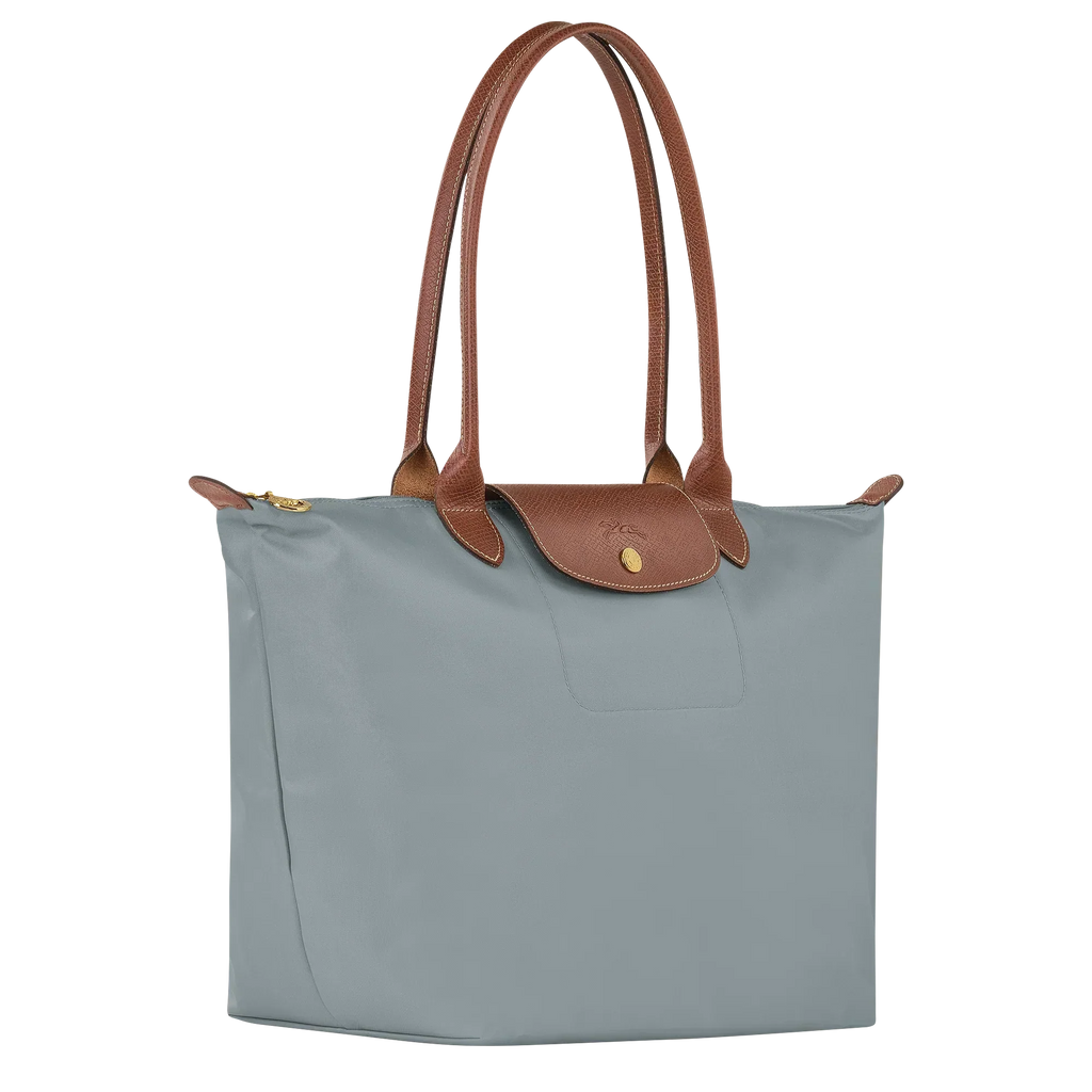 Longchamp - Bolsa Tote Le Pliage Grande, Acero