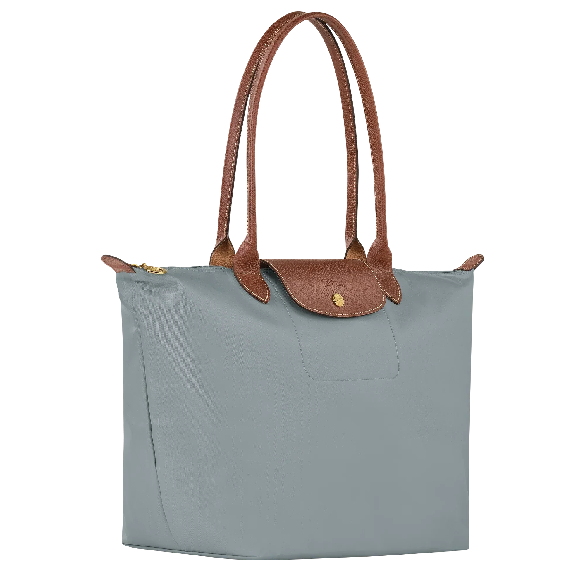 Longchamp - Bolsa Tote Le Pliage Grande, Acero