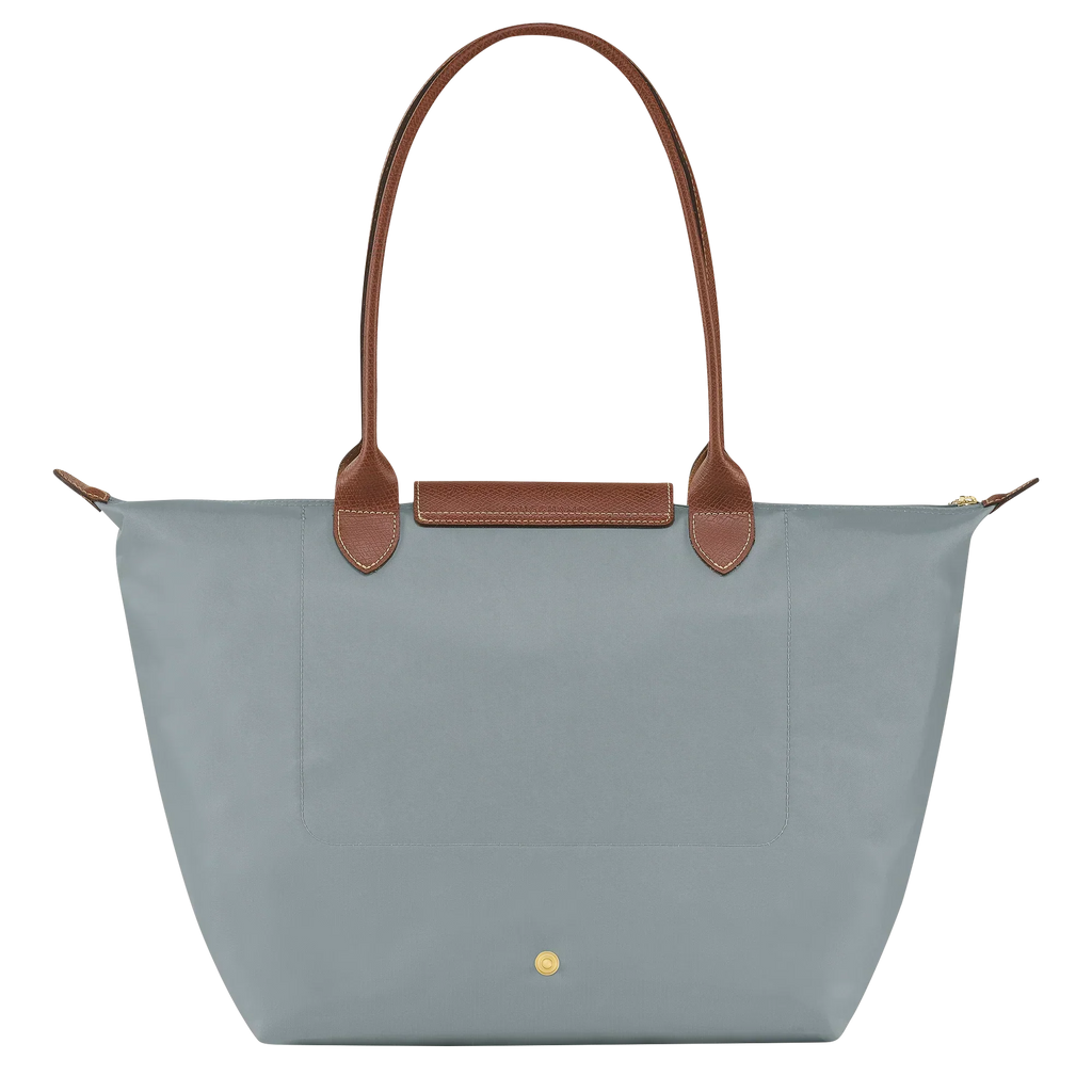 Longchamp - Bolsa Tote Le Pliage Grande, Acero