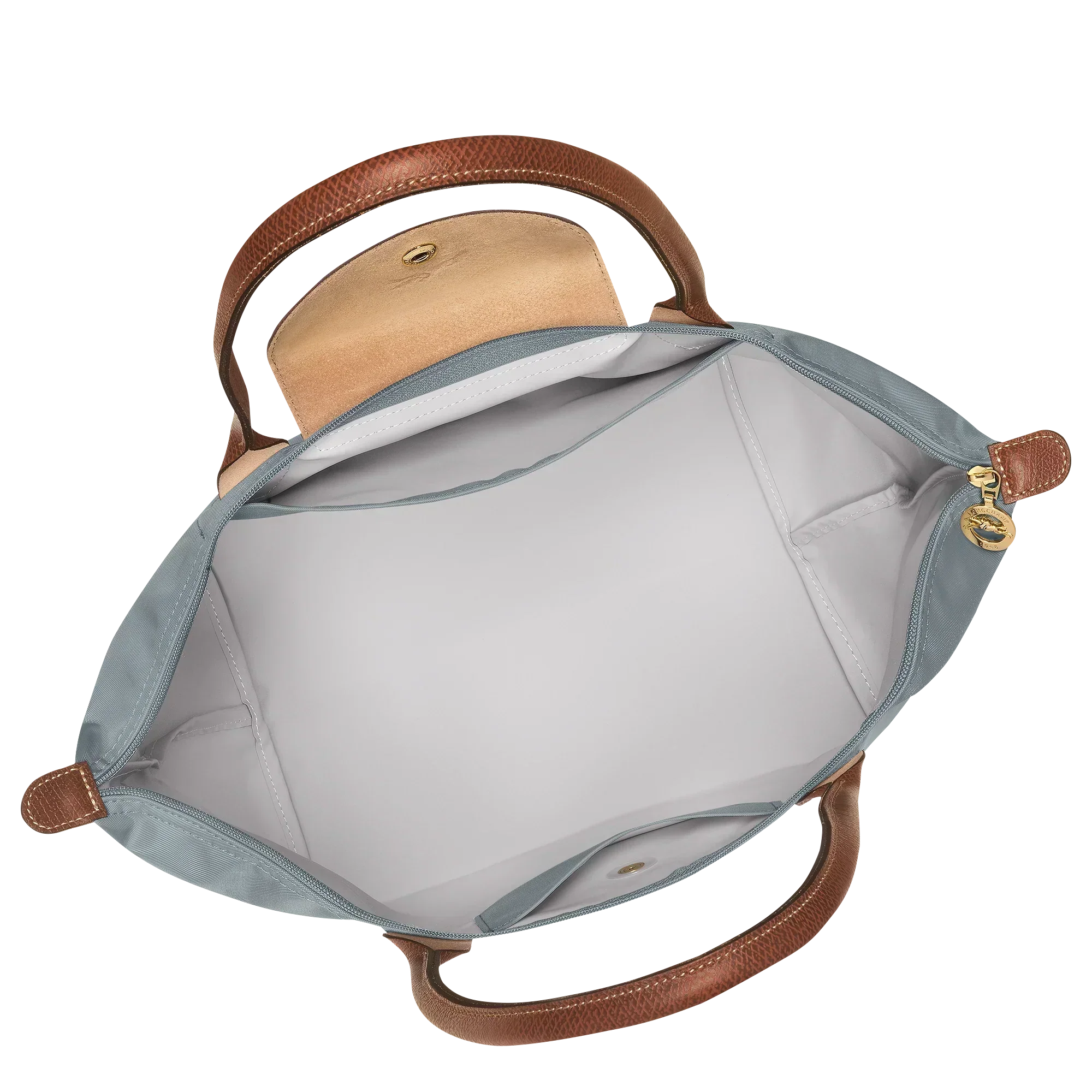 Longchamp - Bolsa Tote Le Pliage Grande, Acero