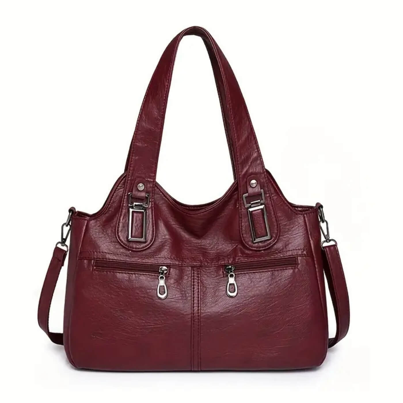 Flavia’s Dual-Zip | Bolsa de Hombro