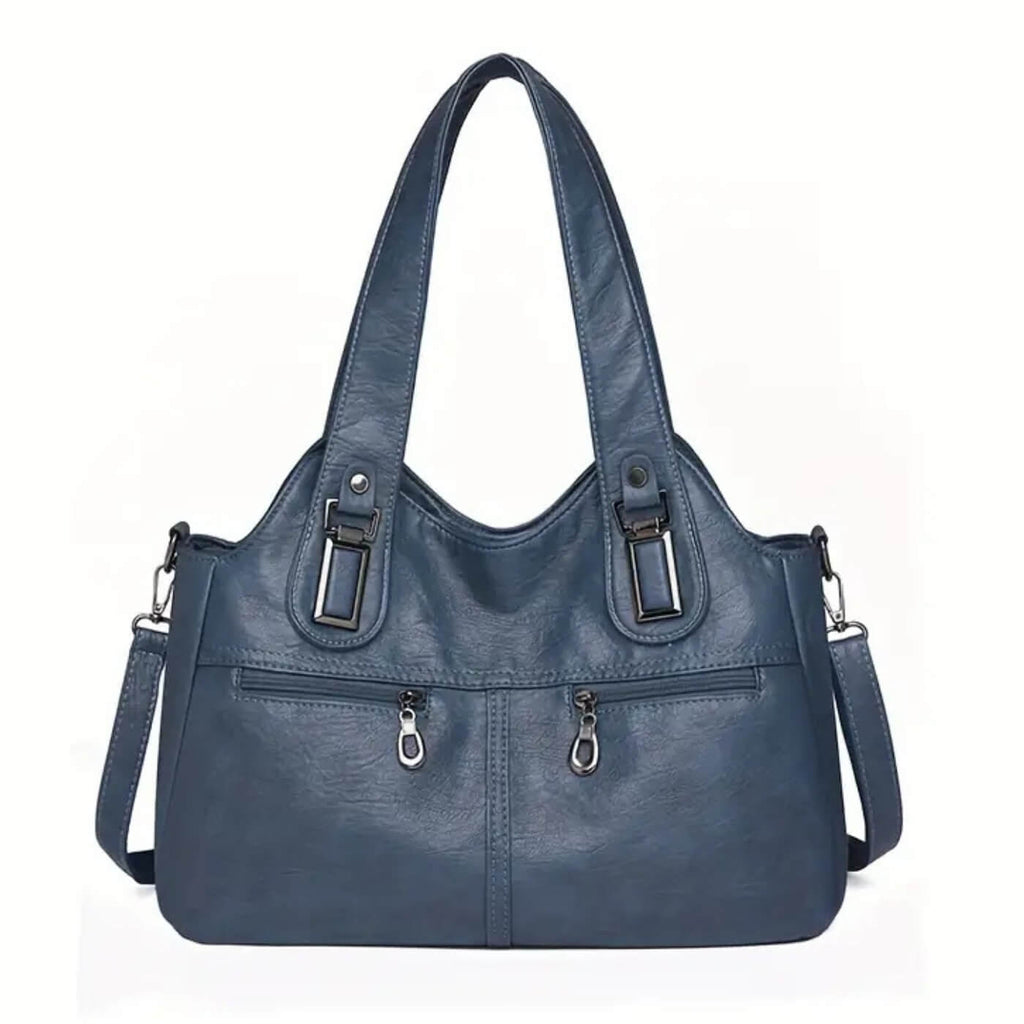 Flavia’s Dual-Zip | Bolsa de Hombro