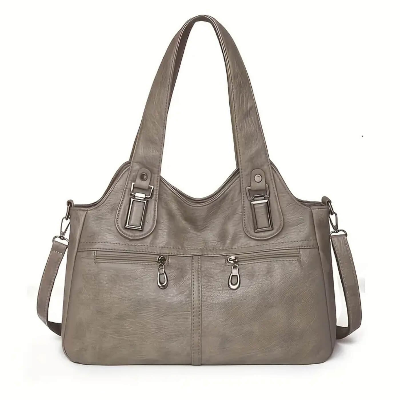 Flavia’s Dual-Zip | Bolsa de Hombro