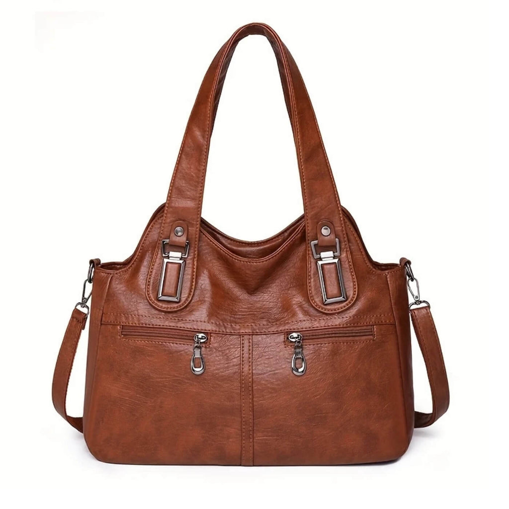 Flavia’s Dual-Zip | Bolsa de Hombro