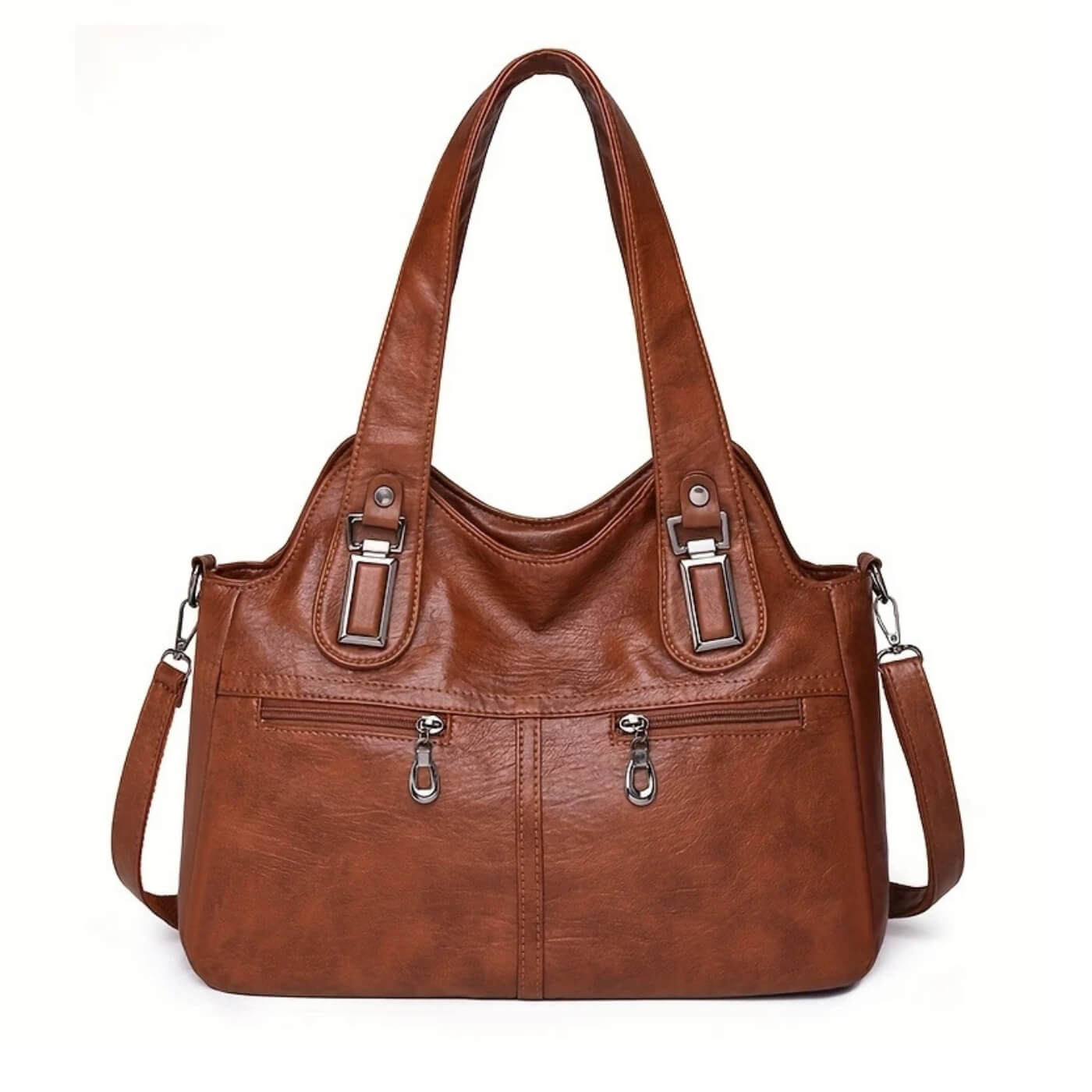 Flavia’s Dual-Zip | Bolsa de Hombro