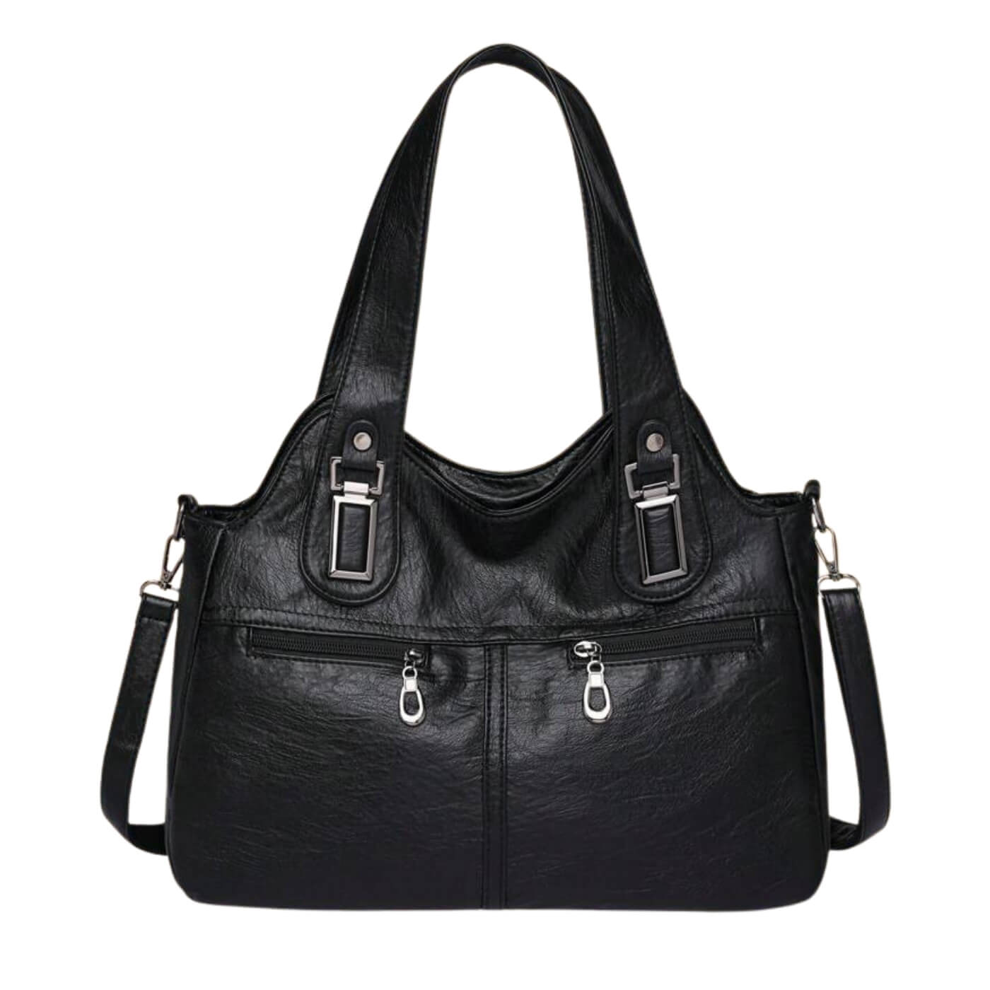 Flavia’s Dual-Zip | Bolsa de Hombro