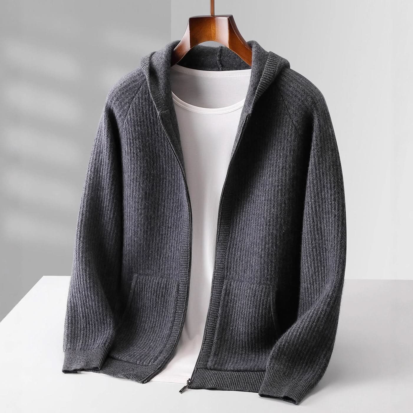 SORRENTO | Sudadera de Cachemira con Cremallera