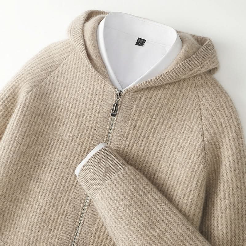 SORRENTO | Sudadera de Cachemira con Cremallera
