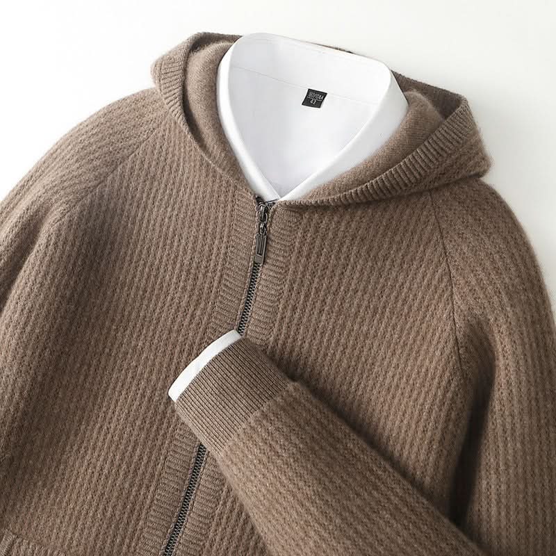 SORRENTO | Sudadera de Cachemira con Cremallera