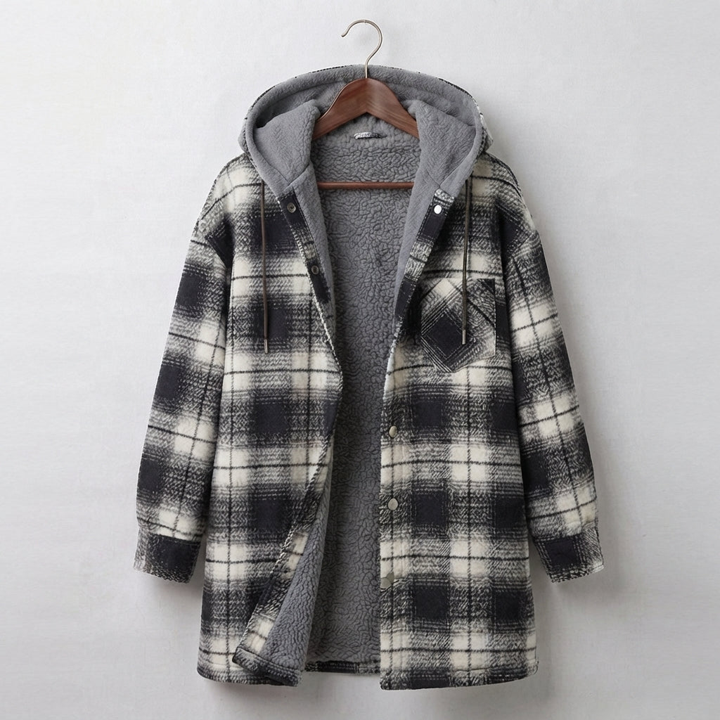 Piper™ | Camisa-Chaqueta de Franela con Capucha