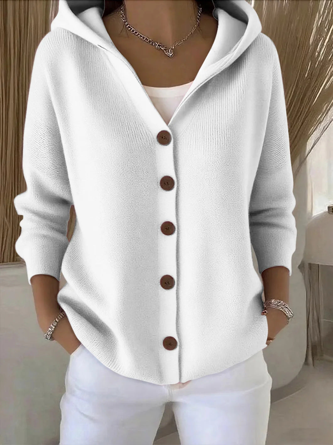 Nylah – Cardigan cómodo de manga larga