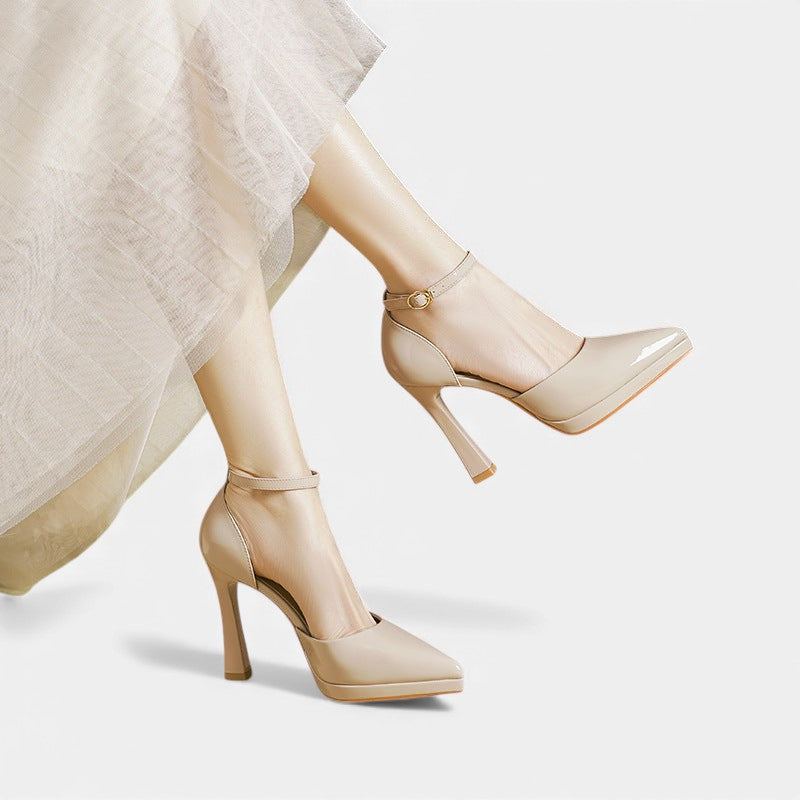 Tacones de cuero Evette
