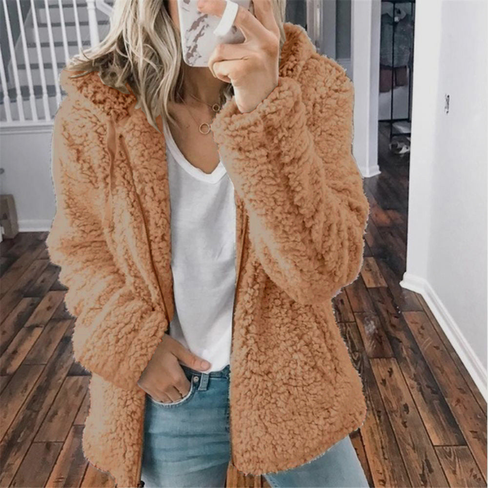 Raina™ | Abrigo Sherpa con Capucha para el Día a Día