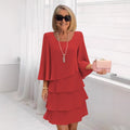Margaux – Vestido midi elegante con volantes