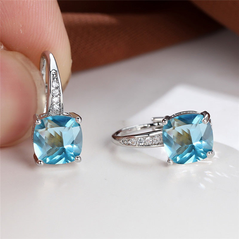 Mystic Stone | Pendientes de aro | Dorado
