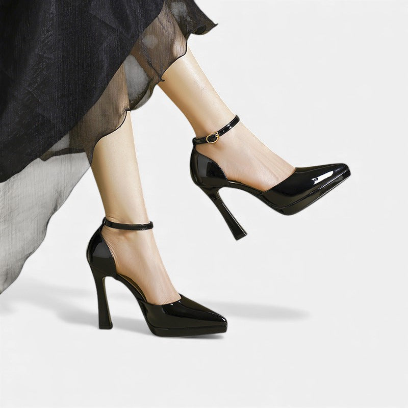 Tacones de cuero Evette