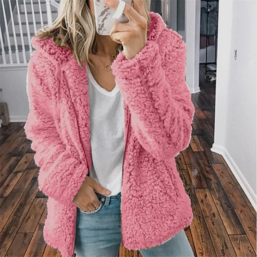 Raina™ | Abrigo Sherpa con Capucha para el Día a Día