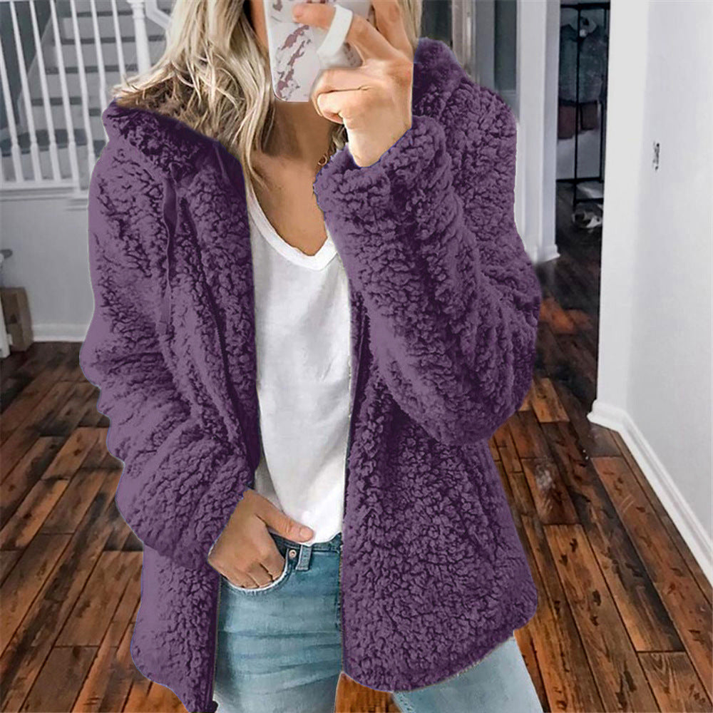 Raina™ | Abrigo Sherpa con Capucha para el Día a Día