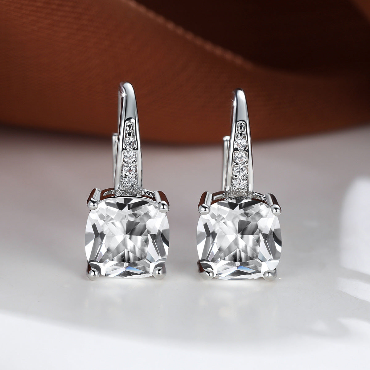 Mystic Stone | Pendientes de aro | Dorado