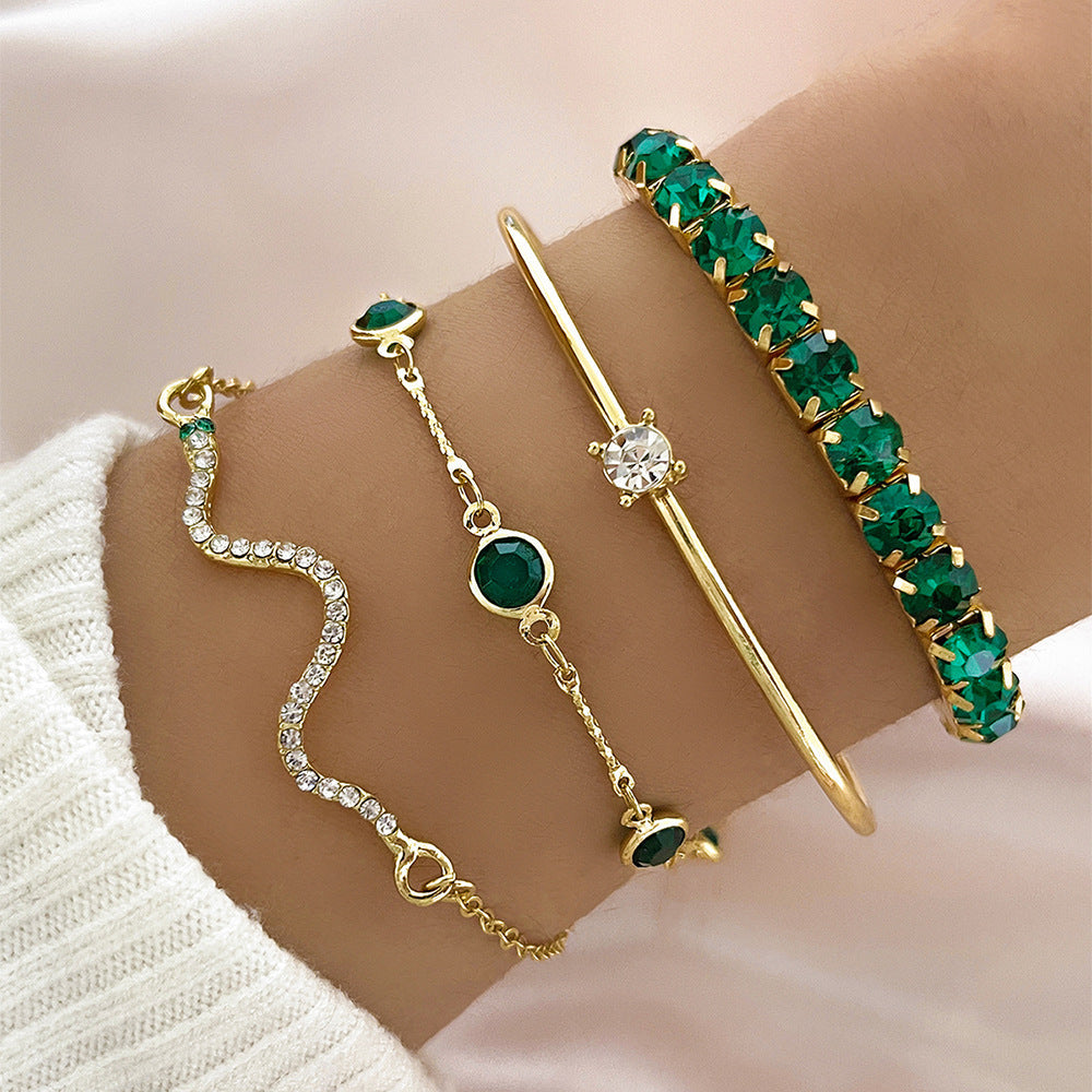 Sorina Feldwyn | Set de pulseras | Dorado