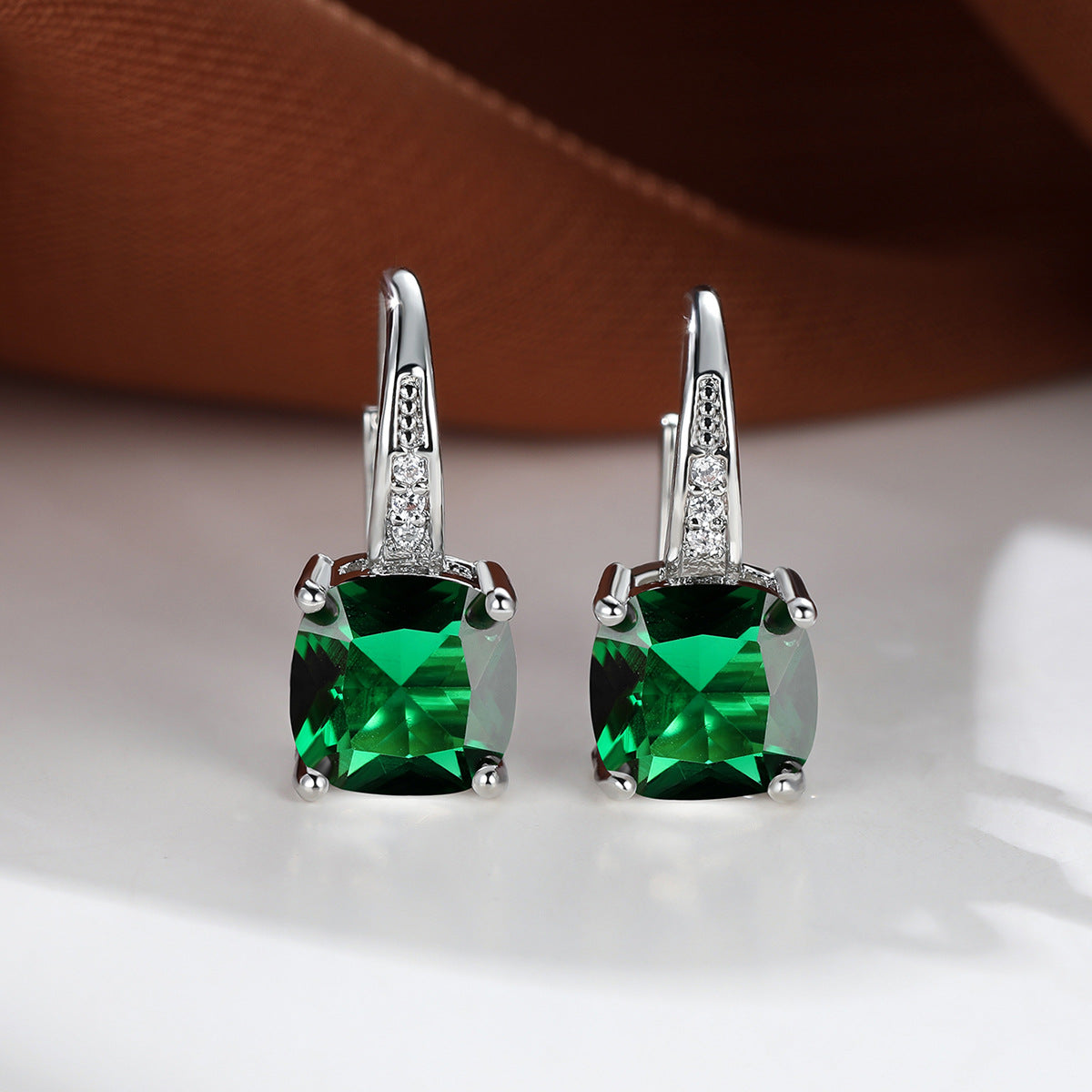 Mystic Stone | Pendientes de aro | Dorado