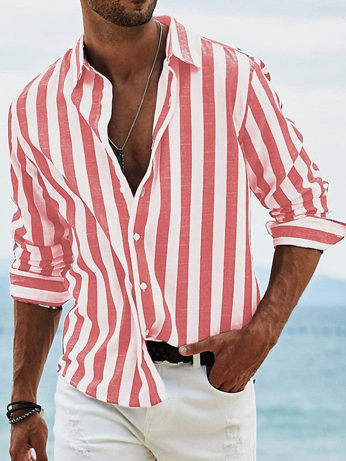 Michael | Camisa de Rayas Riviera