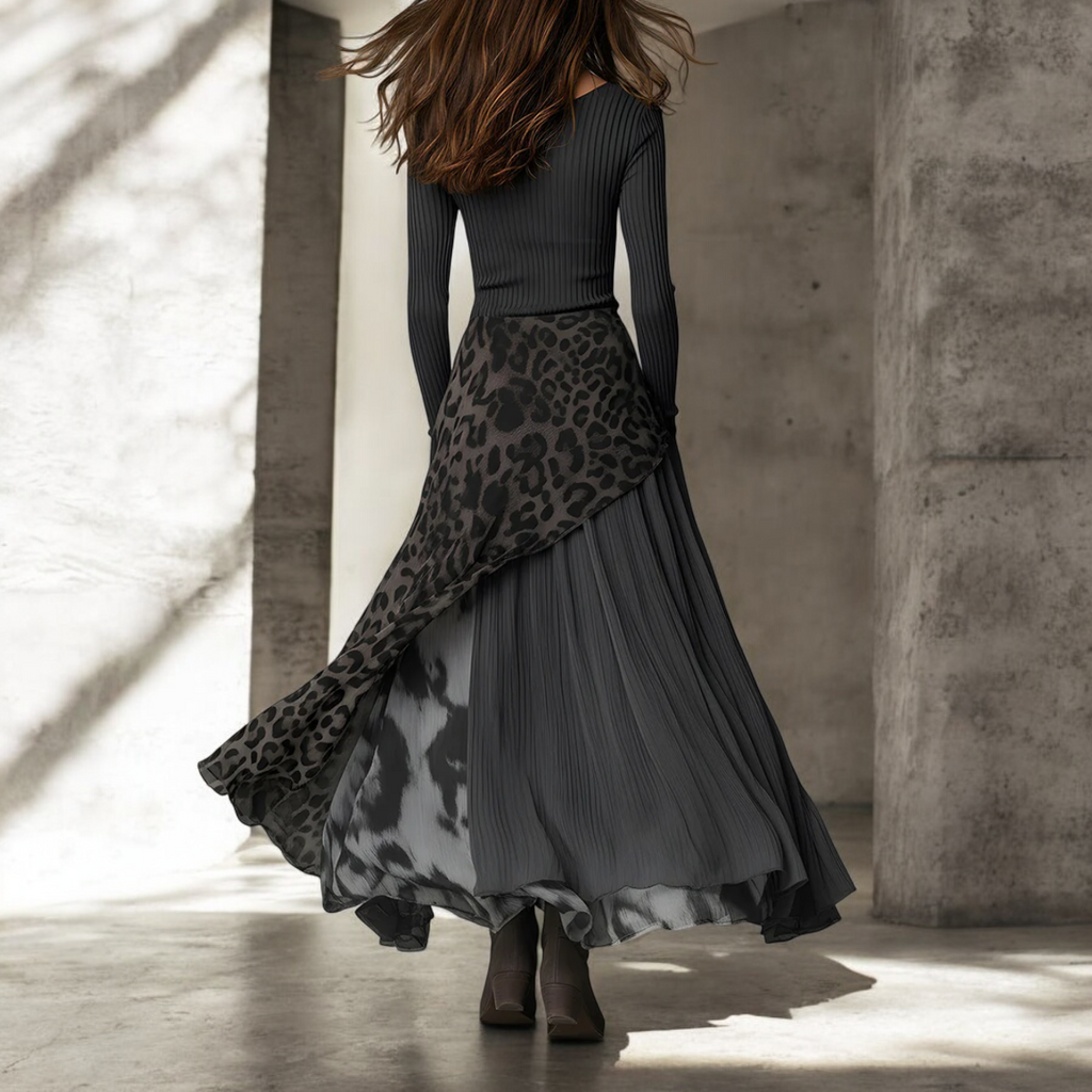 Clara - Vestido Largo Leopardo