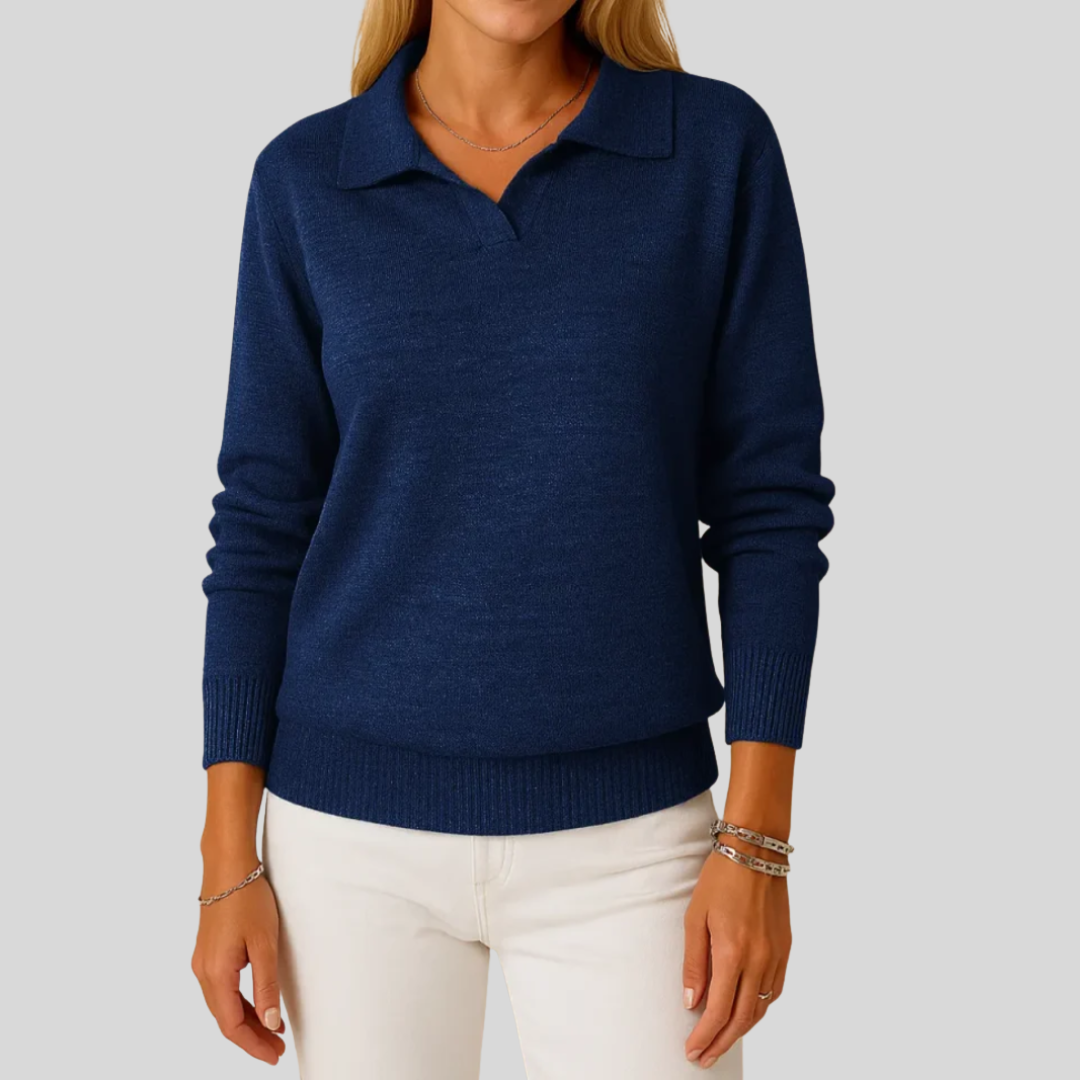 Mara | Jersey con cuello elegante