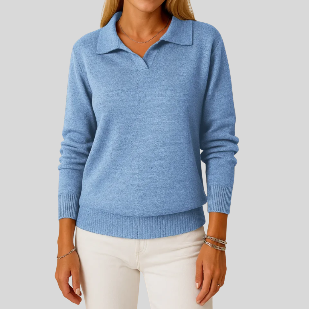 Mara | Jersey con cuello elegante