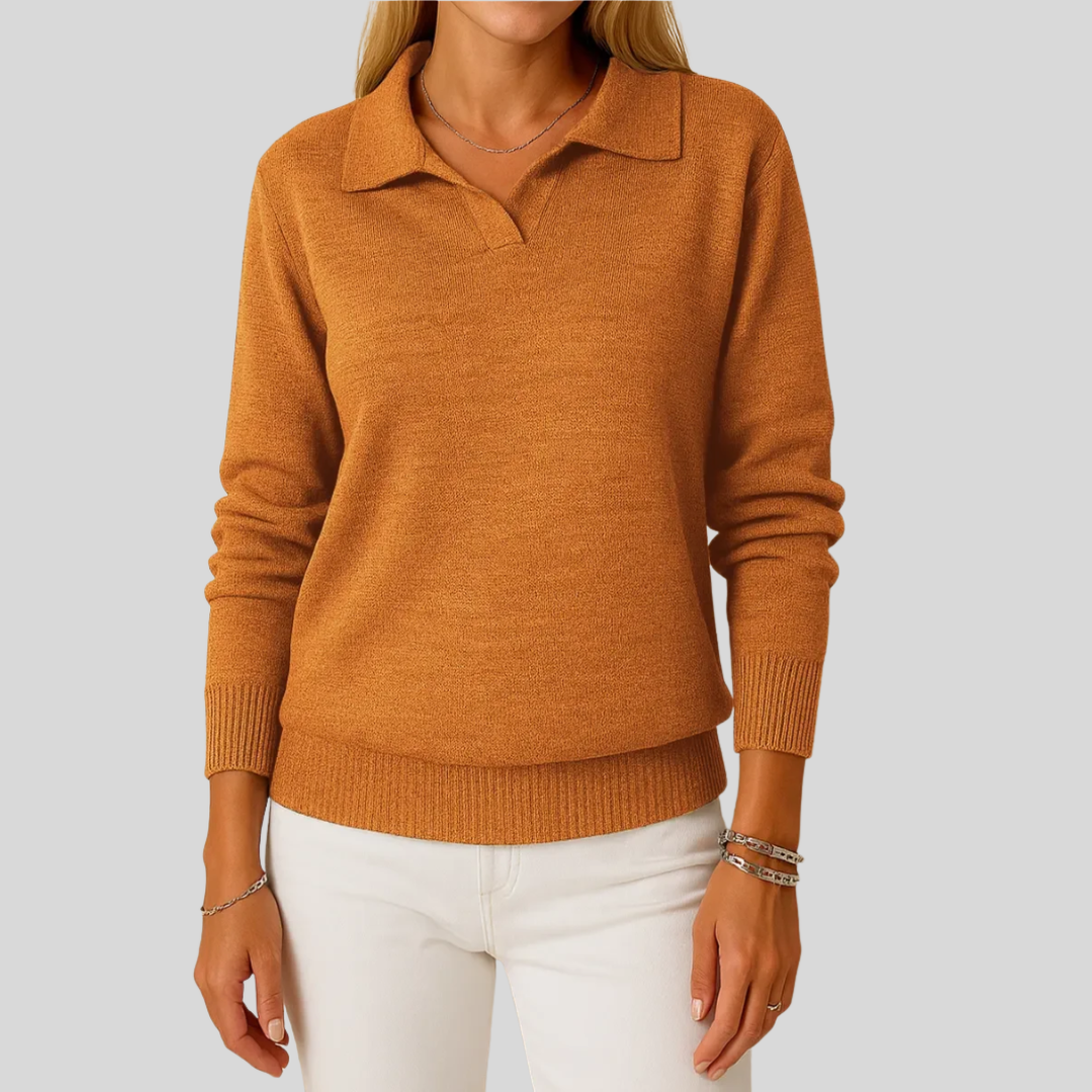 Mara | Jersey con cuello elegante