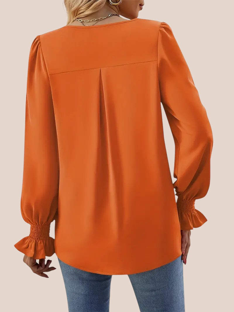 Mira | Blusa elegante con escote en V