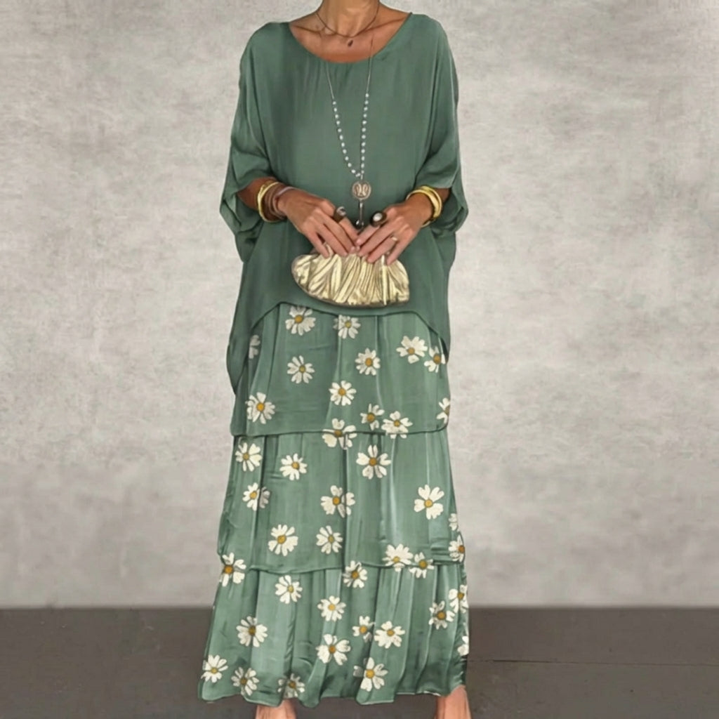 Lara – Vestido largo fluido y elegante
