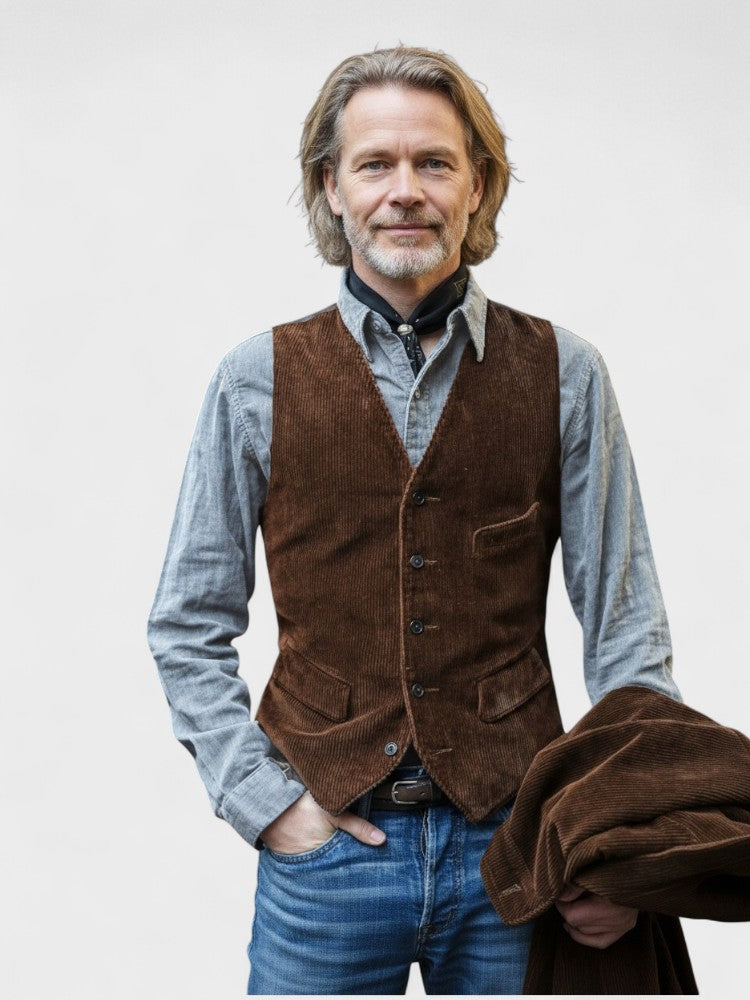 Radek™ | Chaqueta y chaleco de estilo vintage